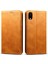 Sutenı Apple iPhone Xr Için Çizilmeye Dayanıklı Manyetik Cüzdan Tasarımlı Standlı Deri Kılıf - Haki (Yurt Dışından) 1