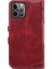 Sutenı Apple iPhone 12 Için 234 Serisi Tpu + Pu Deri Standlı Telefon Kılıfı - Kırmızı (Yurt Dışından) 4