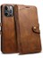 Sutenı Apple iPhone 12 Için 234 Serisi Tpu + Pu Deri Standlı Telefon Kılıfı - Kahverengi (Yurt Dışından) 5