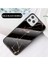 Apple iPhone 12 Pro / 12 Mermer Doku Temperli Cam + Pc + Tpu Telefon Kılıfı - Siyah Altın (Yurt Dışından) 2