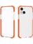 Apple iPhone 13 Için Akrilik Dört Köşe Korumalı Darbeye Dayanıklı Telefon Kılıfı - Turuncu (Yurt Dışından) 4