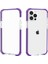 Apple iPhone 13 Pro Için Akrilik Dört Köşe Korumalı Darbeye Dayanıklı Telefon Kılıfı - Mor (Yurt Dışından) 1