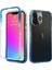 Apple iPhone 13 Pro Max Için Gradyan Renkli Tpu + Pc Telefon Kılıfı - Mavi (Yurt Dışından) 1