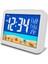 12 - Inç Akıllı LCD Renkli Ekran Saati Öğrenci Başucu Çalar Saat - Sarı (Yurt Dışından) 1