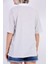 Gömlek Yaka Oxford T-Shirt Gri 3
