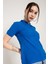 Mavi Kısa Kollu Polo Yaka T-Shirt 5