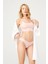 Pudra Klasik Basic Lazer Kesim Kadın Bikini Külot 1