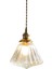 18 Cm Pirinç Cam Avize, Led 5 W 220 V Japon Tarzı Retro Avize, Restoran Bar, Yatak Odası Başucu Lambası Koridor Sundurma Işık, Şeffaf Renk (Yurt Dışından) 1