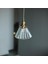 18 Cm Pirinç Cam Avize, Led 5 W 220 V Japon Tarzı Retro Avize, Restoran Bar, Yatak Odası Başucu Lambası Koridor Sundurma Işık, Şeffaf Renk (Yurt Dışından) 3
