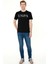 Erkek Siyah Basic T-Shirt 50248569-VR046 5