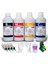 Hp 650, Hp 651, Hp 652 Siyah Kartuş Için Dolum Seti 4X1000ML 1