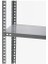 4 Katlı Galvaniz Çelik Raf - Depo, Arşiv, Kiler, Dosya, Market Rafı - 31x60 cm-100 cm-1.00 mm 3