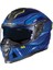 SX.100R Skıdder Mat Mavi-Neon Sarı Kask 2