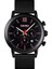 Skmeı 9203 Aydınlık Chronograph Çelik Örgü Bant Kuvars Izle (Siyah) 1