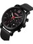 Skmeı 9203 Aydınlık Chronograph Çelik Örgü Bant Kuvars Izle (Siyah) 2