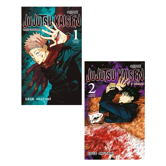 Jujutsu Kaisen 1-2. Ciltler Manga Seti - Gege Akutami