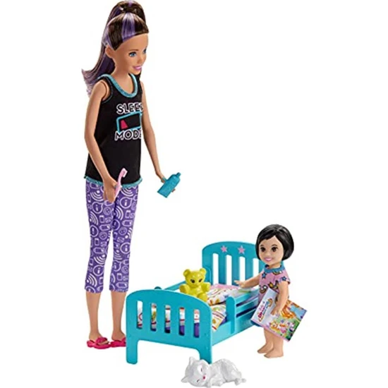 Barbie Marka: Barbie Skipper Bebek Bakıcısı Uyku Zamanı Oyun Seti GHV88 Kategori: Oyun Setleri