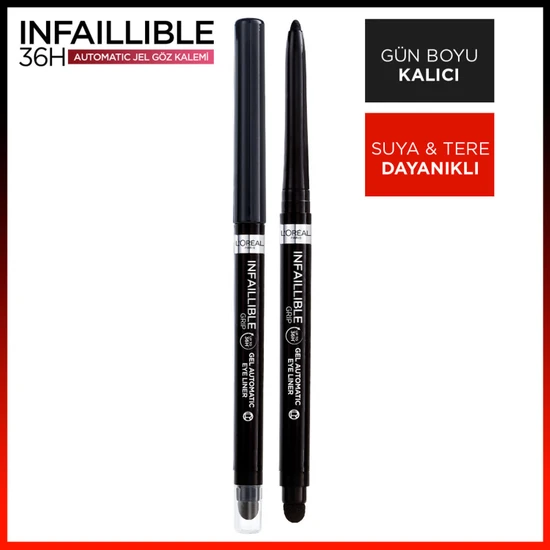 L'Oréal Paris Infaillible Automatic Jel Göz Kalemi - Yoğun Siyah
