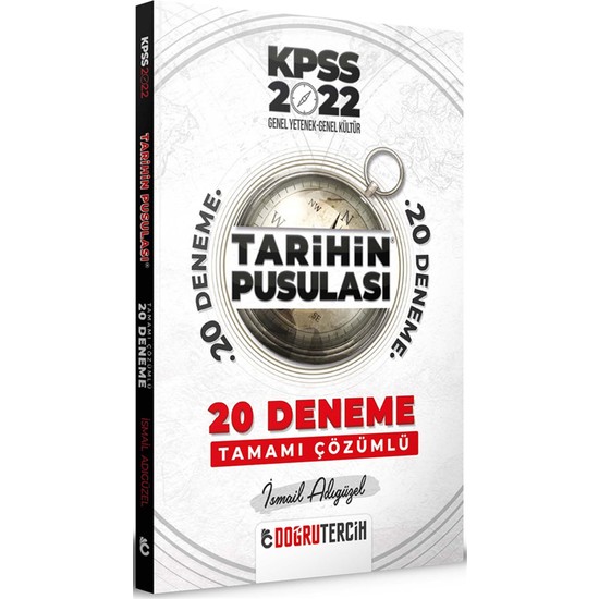 Doğru Tercih Yayınları Doğru Tercih 2022 KPSS Tarihin Pusulası Tamamı Çözümlü 20 Deneme