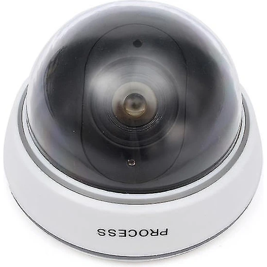 BDZ Mall 1500B Kukla Simülasyon Dome Kamera Gözetimi Cctv Güvenlik W / Yanıp Sönen Kırmızı LED Işık (Yurt Dışından)