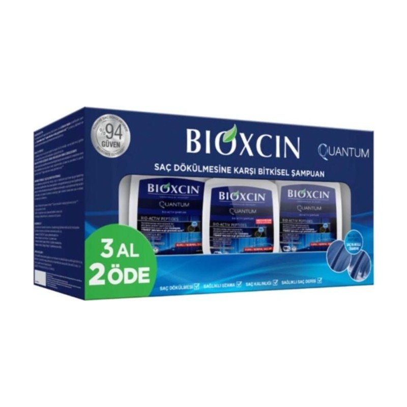 Bioxcin Quantum Kuru Normal Saçlara Canlandırıcı Etkili Şampuan Parabensiz 300 ml