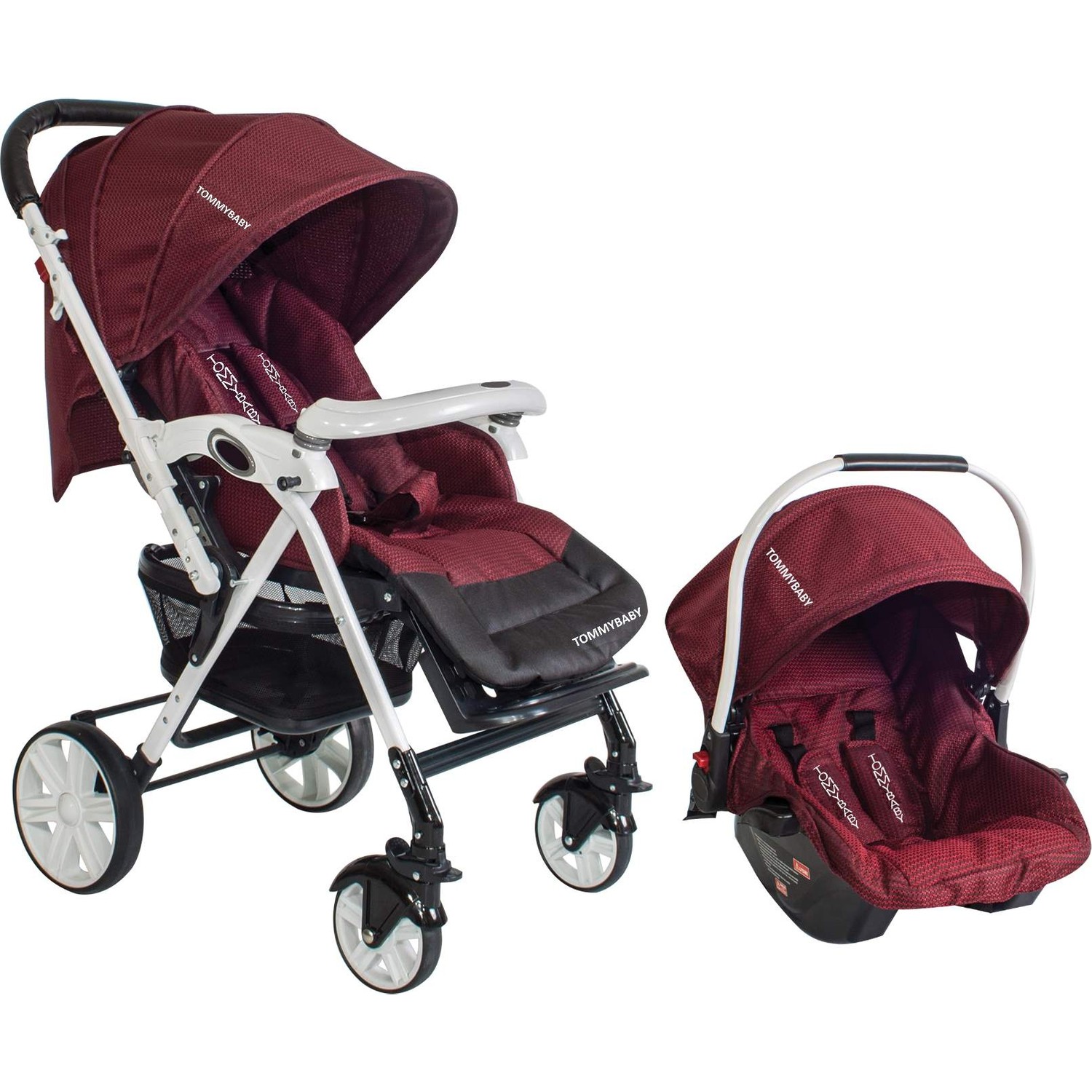 Tommybaby TB2090T White Alüminyum Travel Sistem Bebek Fiyatı