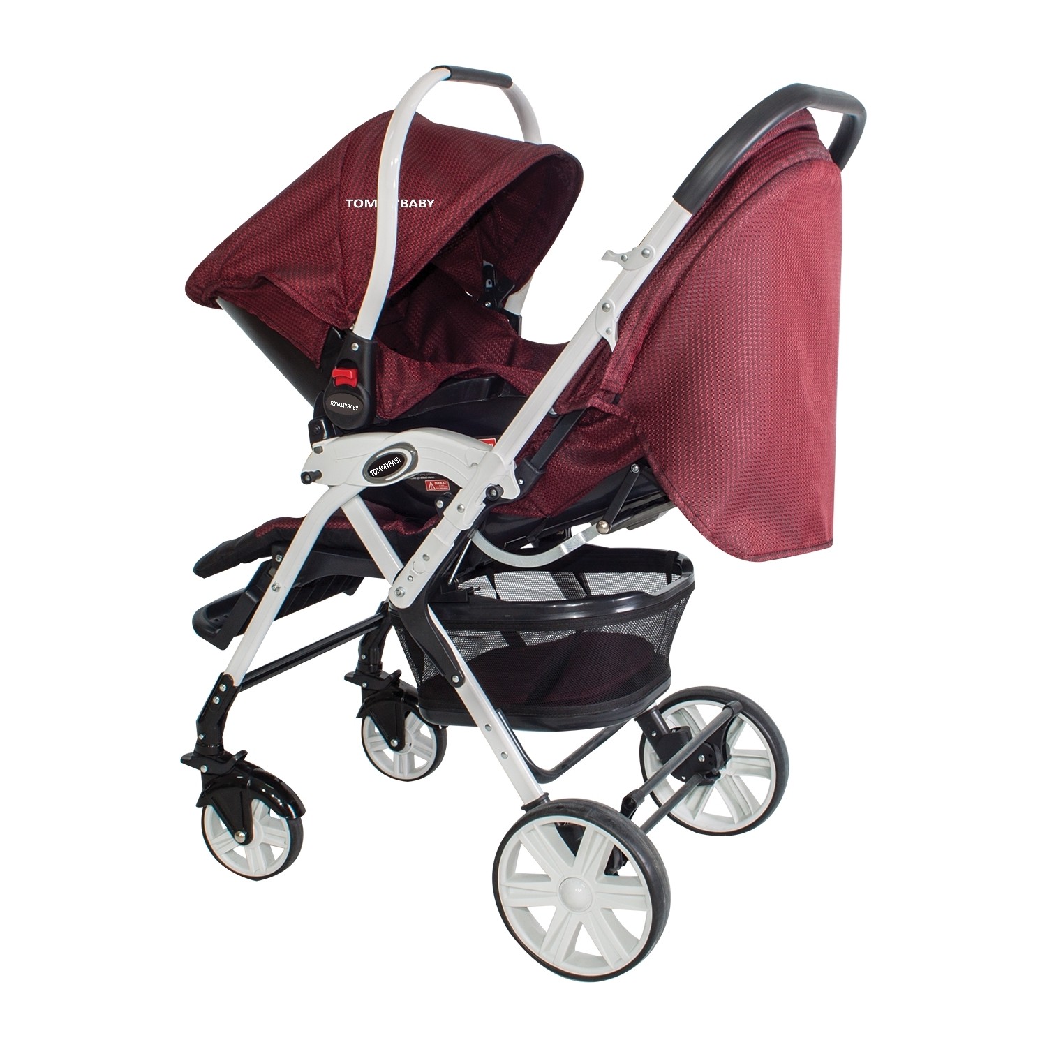 Tommybaby TB2090T White Alüminyum Travel Sistem Bebek Fiyatı