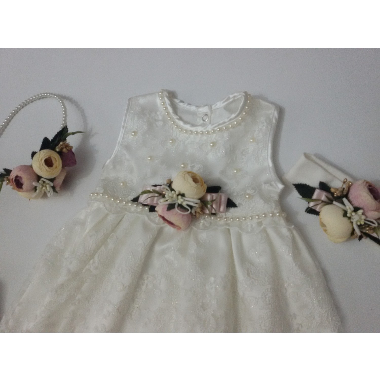 Derin Bebe Bebek Mevlüt Elbisesi, Lohusa Tacı, Tam Takım