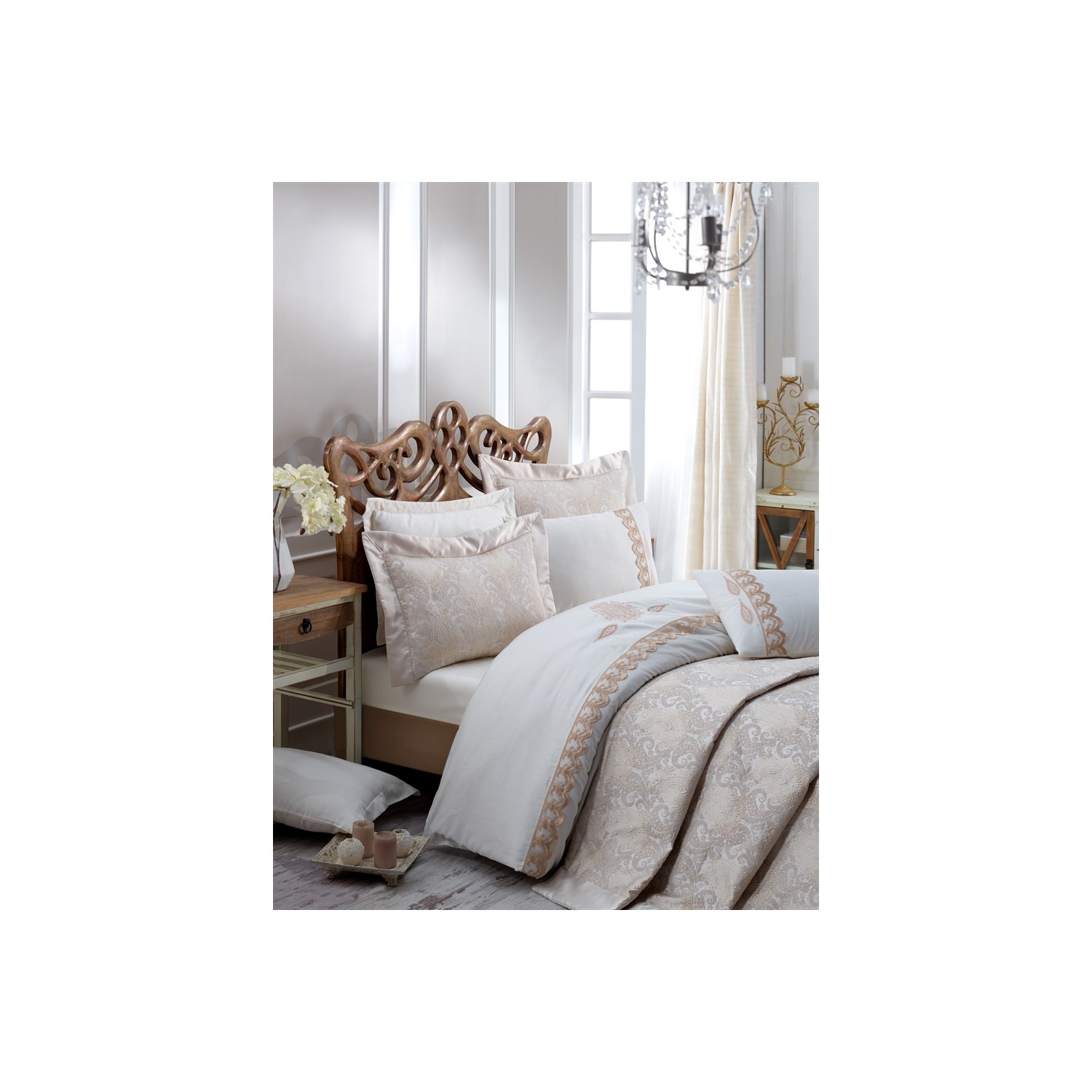 Cotton Box Platinum Yatak Örtüsü Carmela Ekru Fiyatı Cotton Box Platinum Yatak Örtüsü Carmela Ekru Fiyatı