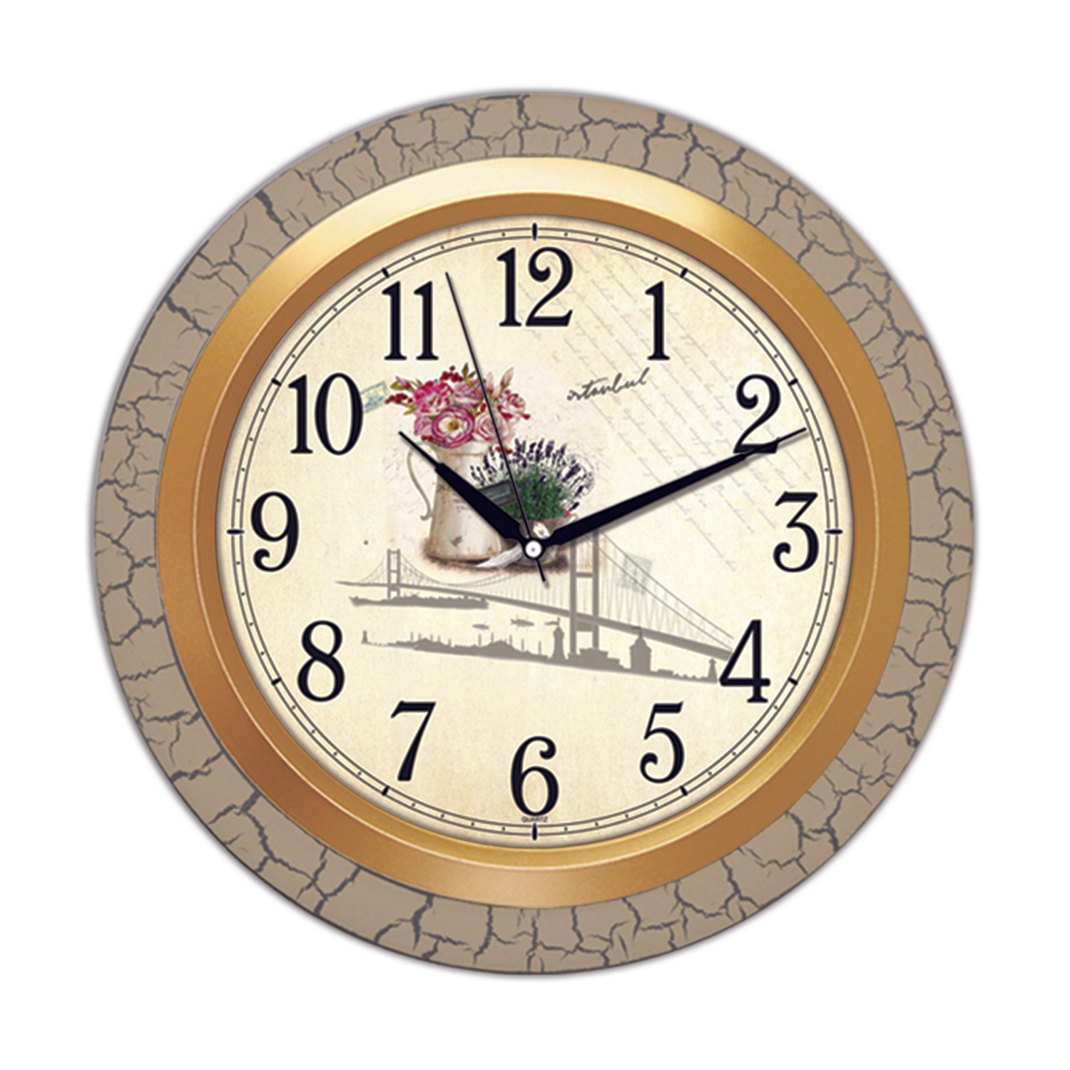 Time Gold Ahşap Görünümlü Duvar Saati35cm Fiyatı Time Gold Ahşap Görünümlü Duvar Saati35cm Fiyatı