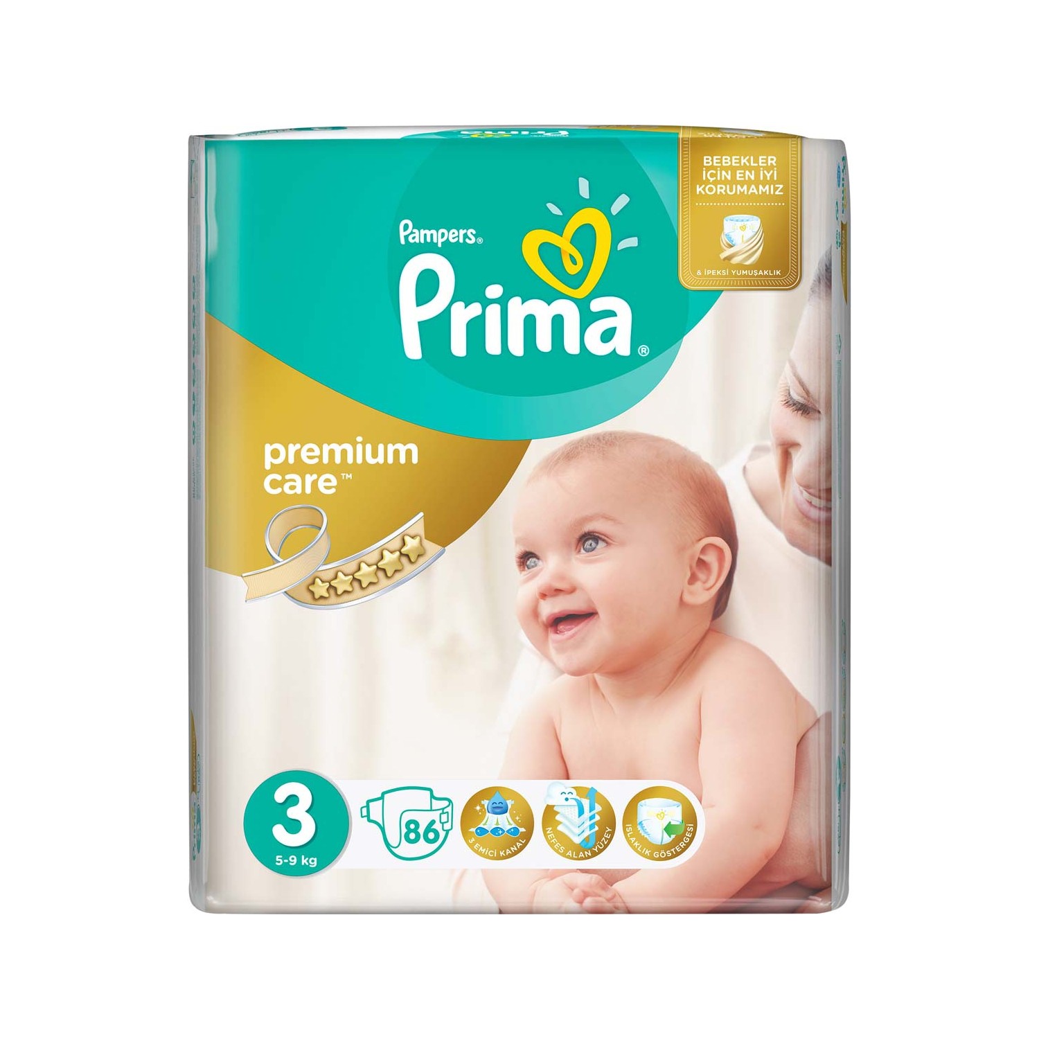 Prima Bebek Bezi Premium Care 3 Beden Midi Dev Ekonomi Fiyatı