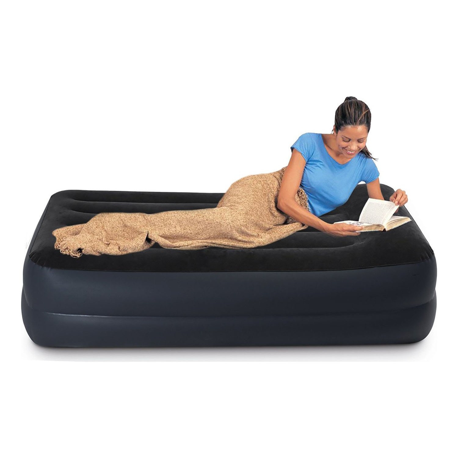 intex Elektrikli FiberTech Şişme Yatak 64122 (99x191x42Cm
