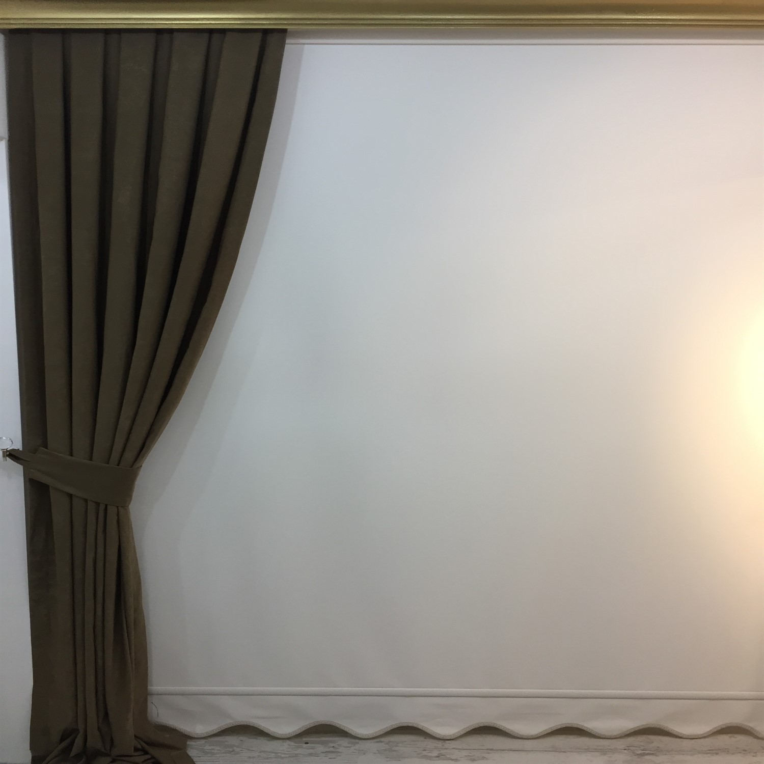 Taç Pileli Fon Perde Koyu Kahve Fiyatı Taksit Seçenekleri