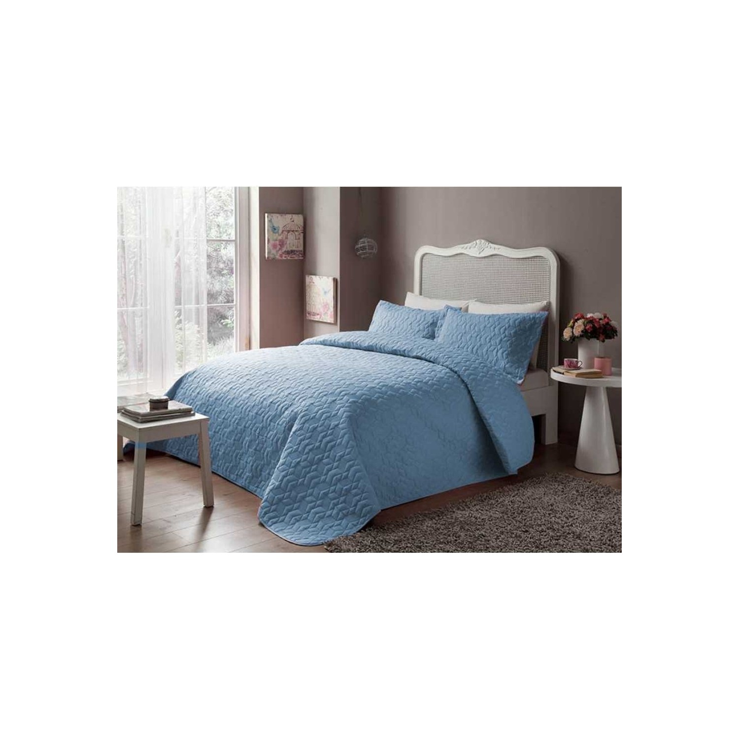 Taç Çift Kişilik Yatak Örtüsü Grisel Fiyatı Taksit Taç Çift Kişilik Yatak Örtüsü Grisel Fiyatı Taksit