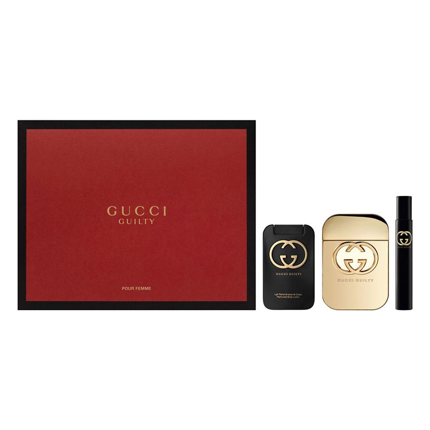 Gucci Guilty Edt 75 Ml + 7.4 Ml + Body Lotion 100 Ml Fiyatı
