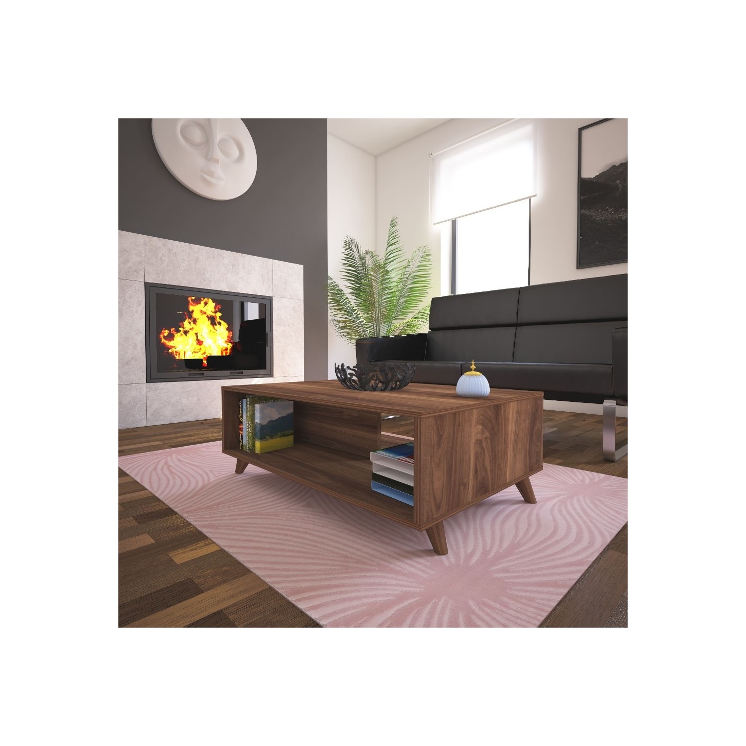 Nur Mobilya 2�li Salon Takımı Seti Ceviz 180 cm Tv Sehpası Nur Mobilya 2�li Salon Takımı Seti Ceviz 180 cm Tv Sehpası