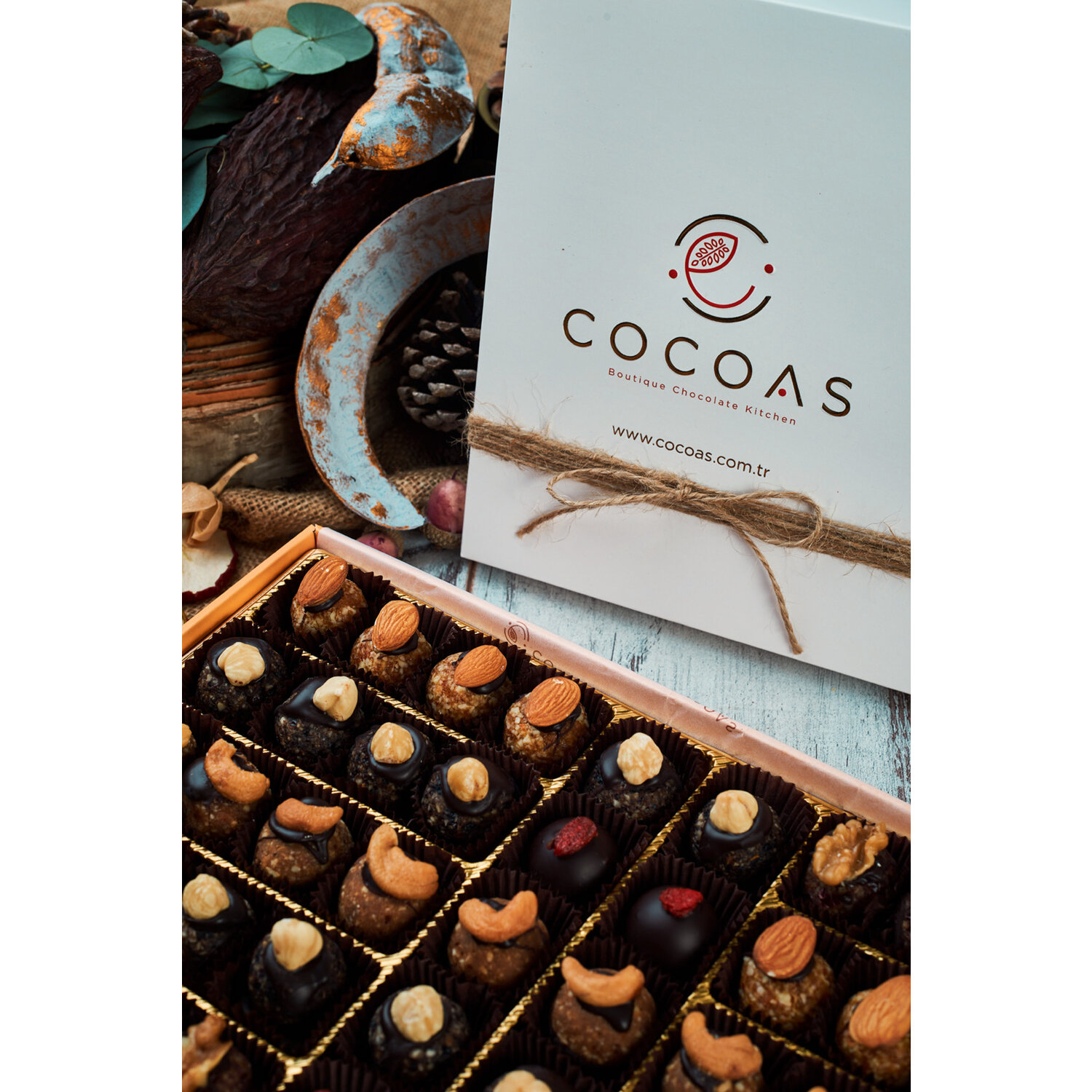 Cocoas Chocolat Fit Vegan Truffle Çikolata 1000 gr Fiyatı