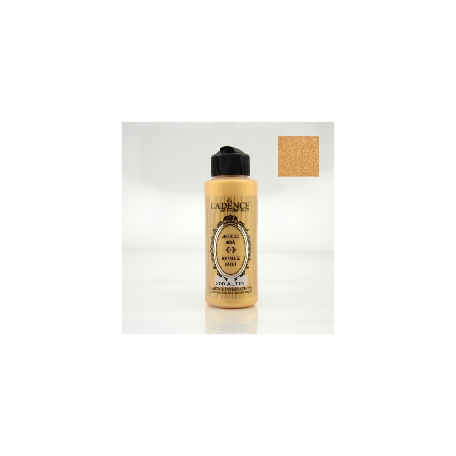 cadence sedefli metalik boya 200 altin 120 ml fiyati