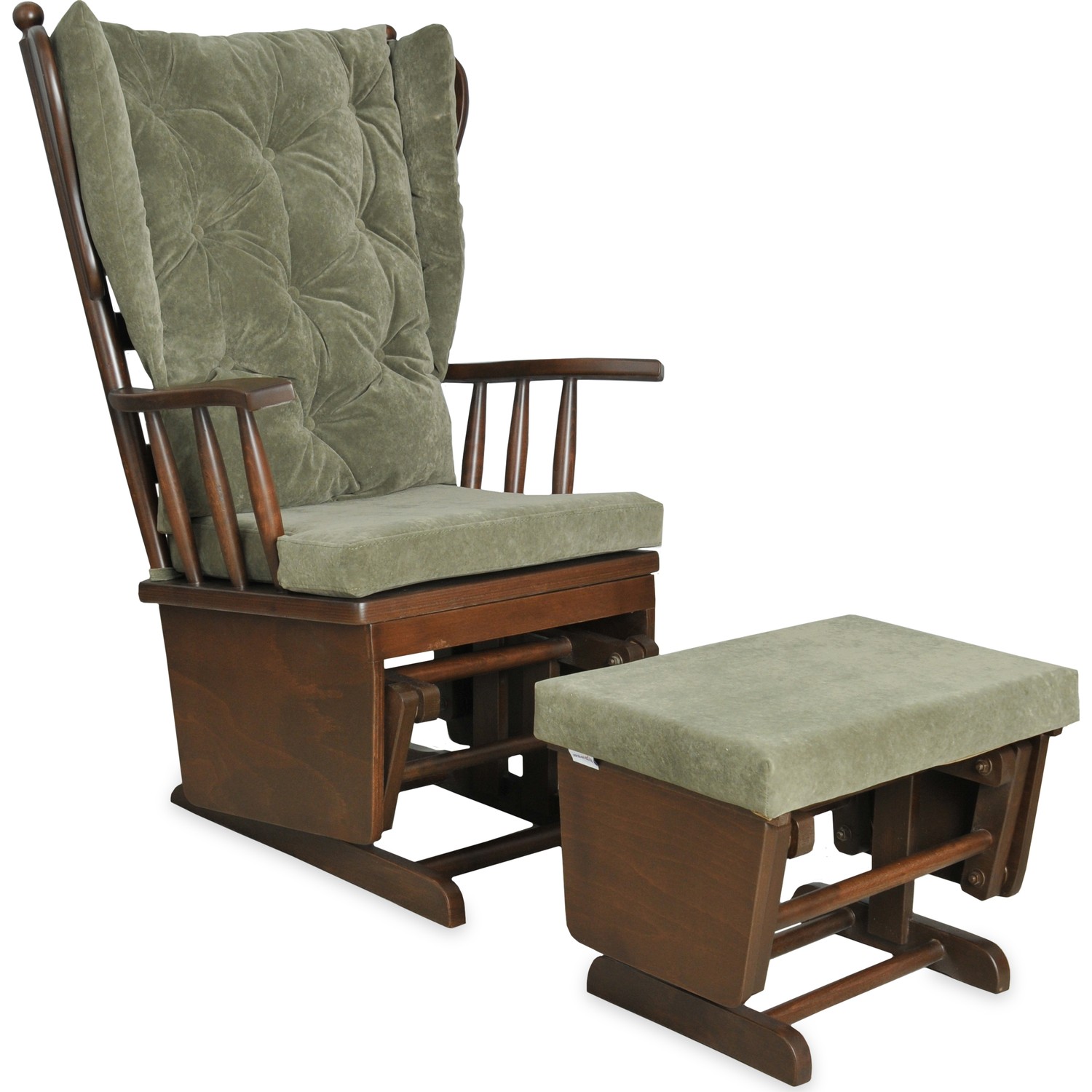 Asedia Puflu Sallanan Sandalye Koyu Ceviz Yeşil Fiyatı Asedia Puflu Sallanan Sandalye Koyu Ceviz Yeşil Fiyatı