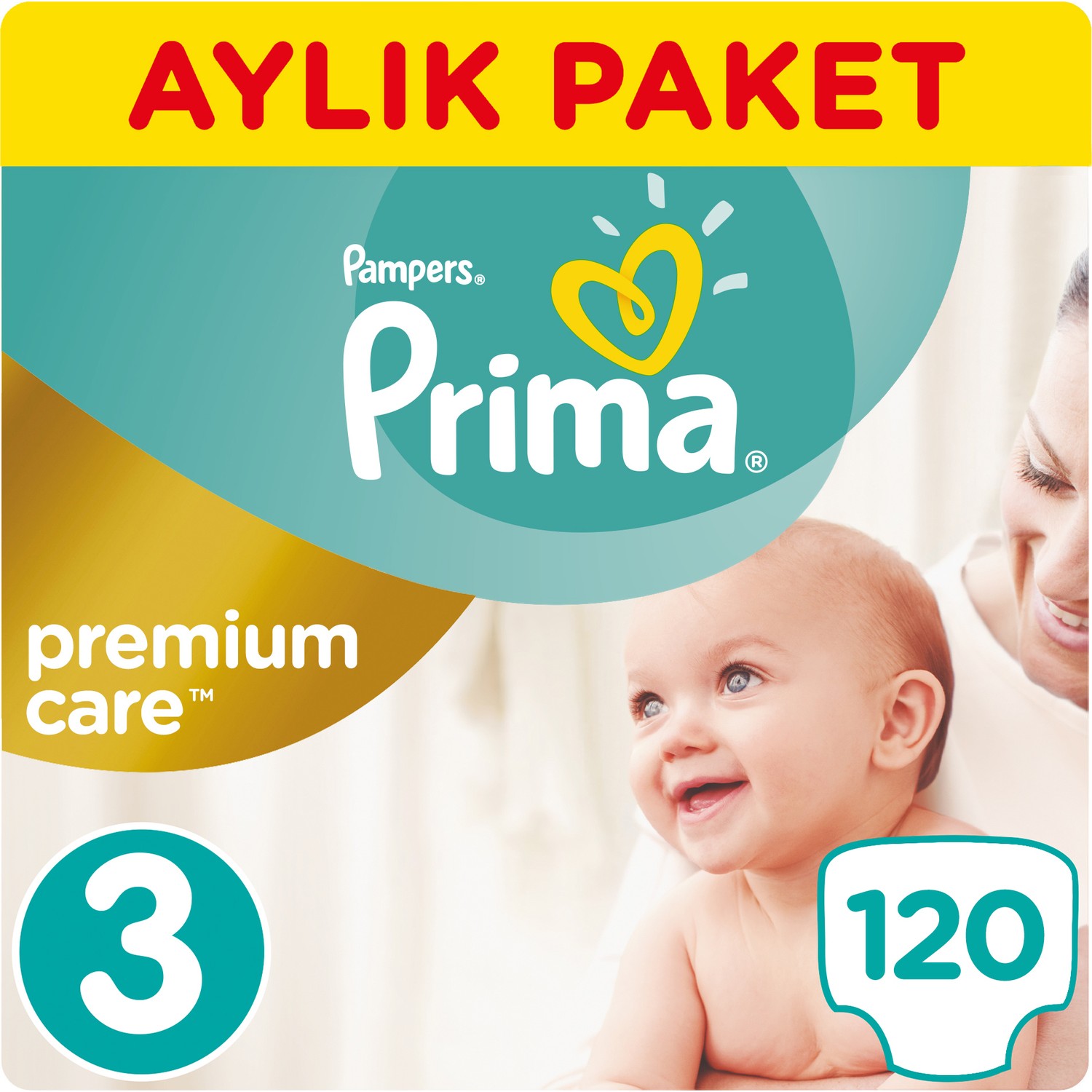 Prima Bebek Bezi Premium Care 3 Beden Midi Aylık Paket 120 Fiyatı