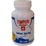 Zurich Köpek Kalsiyum Gıda Takviyesi 125 Tablet
