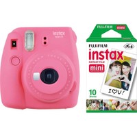 Instax mini 9 Makine+10'lu Film+Askı