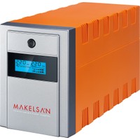 Makelsan Lion+ 2000 VA LCD/USB (2x 9AH) 4-8dk UPS MU02000L11PL005