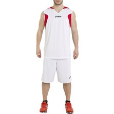 Joma Beyaz Erkek Basketbol Forma Şort Takımı 1184-003