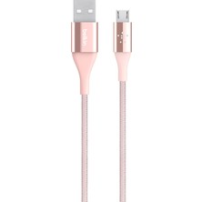 Belkin F2CU051BT04-C00 Premium Kevlar Micro USB 2.4A Kablo 1.2 m - Rose Gold