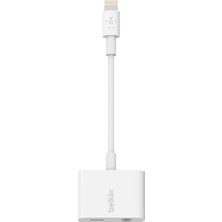 Belkin F8J212BTWHT Lightning Şarj + 3.5 mm Ses Girişi Çoğaltıcı