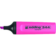 Edding (E-344) Fosforlu Kalem Pembe 10 Lu