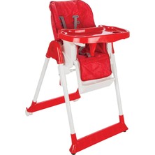 Pilsan Süper Yükseklik Ayarlı ve Katlanabilir Mama Sandalyesi Kırmızı