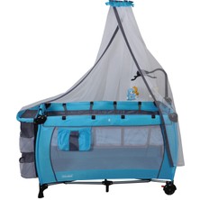 Holmer Kids Maxi Comfort Eurostyle Dönenceli (MP3 Çalar) Cibinlikli Oyun Parkı