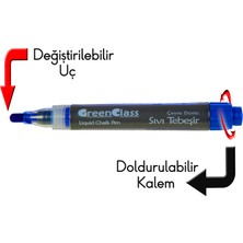 Green Class Sıvı Tebeşir Tahta Kalemi